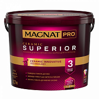 Фарба керамічна MAGNAT PRO Ceramic Superior 3 (база А) глибокий мат білий 2,7л