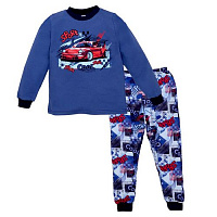 Пижама детская для мальчиков Татошка р.146 синий с принтом 0102302спр 