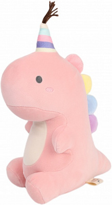 Мягкая игрушка Luna Kids Динозаврик розовый 23 см NR-10