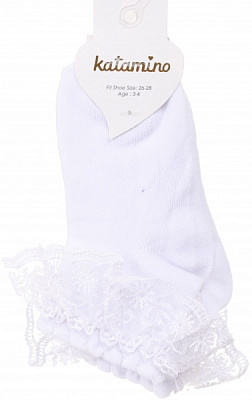 Носки для девочек KATAMINO K22032 р.3-4 белый 