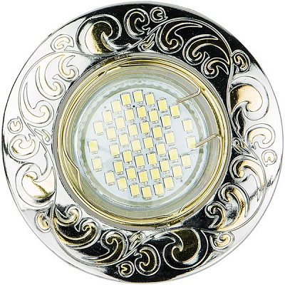 Світильник Feron DL2005 G5.3 хром/золото