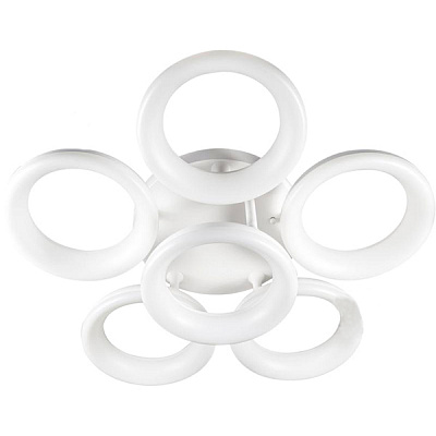 Люстра світлодіодна Светкомплект Home CR 612 OP RC з пультом ДК 72 Вт білий