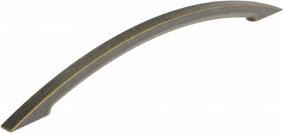 Мебельная ручка 192 мм античная бронза Poliplast 0366FVEBRAN