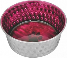Миска Lilli Pet Candy 400 мл серебряно-фиолетовая