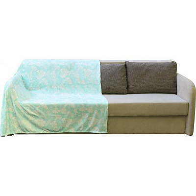 Плед Monstera 160x200 см ментол La Nuit