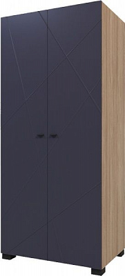 Шкаф Санти Мебель Х-Скаут Х-02 графит мат / дуб 