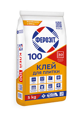 Клей для плитки Ферозіт 100 5кг