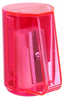 Точилка пластиковая с контейнером розовая Nota Bene