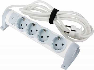 Удлинитель Legrand Comfort с заземлением 4 гн. серый 3 м 694627 