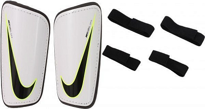 Щитки футбольні Nike NK MERC HRDSHL р. M білий SP2101-100