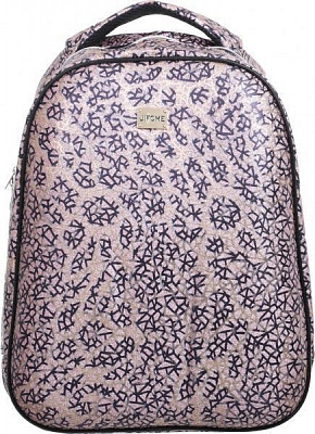 Рюкзак школьный каркасный FANTASY World 31х13,5х40 см розовый узор