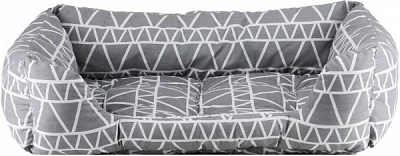 Лежак FX home Треугольник серый 65х48 см