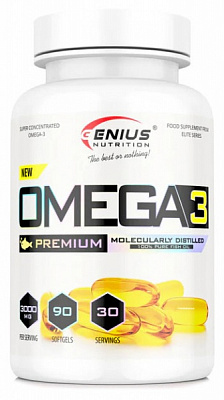 Жирні кислоти Genius Nutrition Omega 3 fish oil 90 капс.