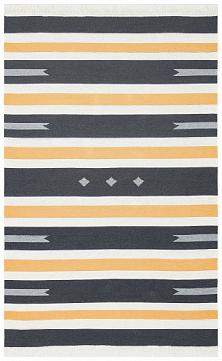 Килим Ekohali Arya AR 24 Yellow Antrasit 160x230 см двосторонній