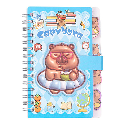 Блокнот Forme Capybara А6 на магніті KIDS Line