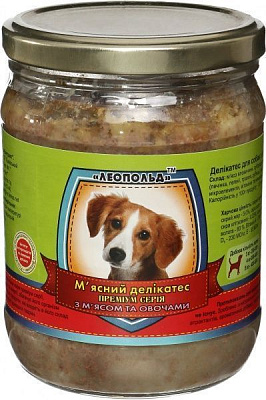 Консерва Леопольд М'ясний делікатес із м'ясом і овочами 500 г