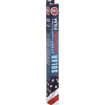 Пленка солнцезащитная 0,5 x 3m, Dark Black Коэффициент пропускания света - 20%