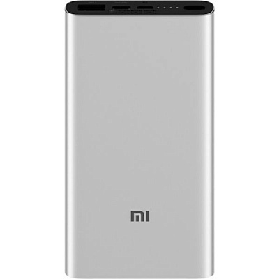 Внешний аккумулятор (Powerbank) Xiaomi 10000 mAh silver (495076) Mi Power Bank 3