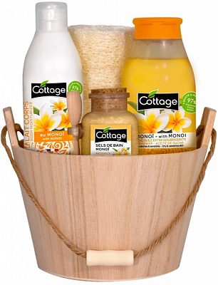Набір подарунковий для жінок Cottage Monoi Oil у кошику