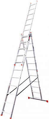 Лестница 3-секционная универсальная BauGut Meister 3T 3х11 (90221488)