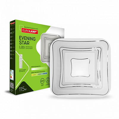 Світильник стельовий Eurolamp Evening Star 115 Вт білий LED-ALS-115W-T36