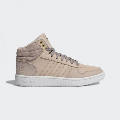Черевики Adidas HOOPS 2.0 MID EE7876 р. 6,5 бежевий