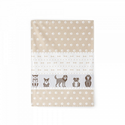 Рушник кухонний Dogs 50x70 см Zwoltex бежевий