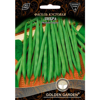 Насіння Golden Garden квасоля кущова гігант Лібра 20г