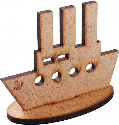 Заготовка Човник на підставці в упаковці SET004-base WB