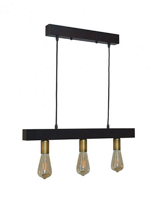 Подвес Геотон Крона А084-3 3x60 Вт E27 венге 48733 