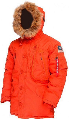 Куртка-парка Alpha Industries Polar Jacket rf р.ХXL red