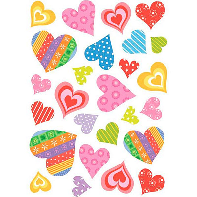 Декоративная наклейка Сердечка
