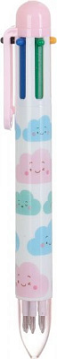 Ручка шариковая Веселый котенок 6 цветов 