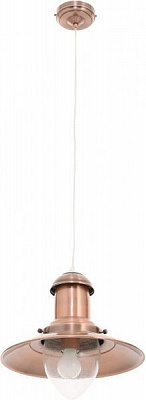Підвіс Arte Lamp Fisherman 1x100 Вт E27 червона бронза A5530SP-1RB