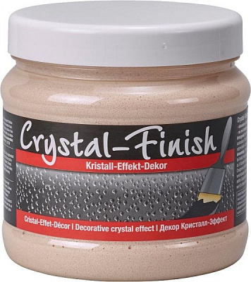 Декоративна фарба PUFAS Crystal Finish зі скляними кристалами крем 0,75 л