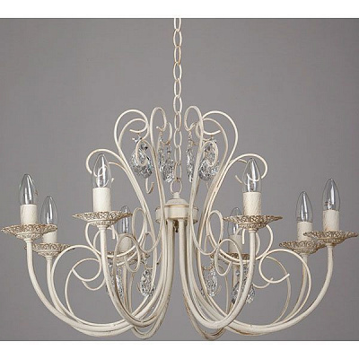 Люстра підвісна Vitaluce 8xE14 слонова кістка V1398/8