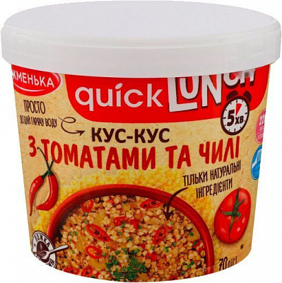 Кускус ТМ Жменька с томатами и чили 70 г (4820152182401) 
