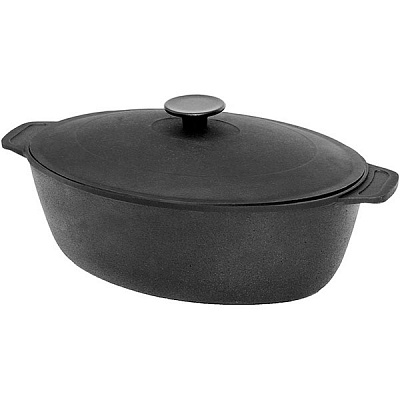 Гусятниця чавунна з кришкою 6 л 0606 Biol