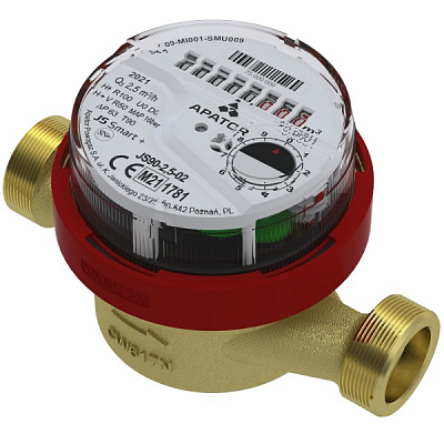 Счетчик горячей воды Apator JS 4,0 Ду20 Smart+