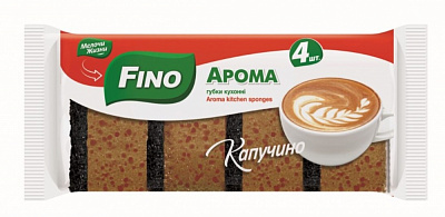 Губка для посуды Fino Арома 4 шт.