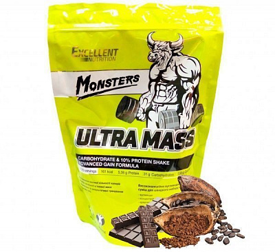 Гейнер ULTRA MASS Excellent Nutrition Какао 1 кг 