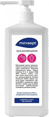 Антисептик Minisept с дозатором 1 л