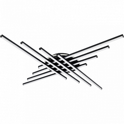 Люстра потолочная NEW ARTIER STEUART 8-1-SL-BK 150 Вт черный