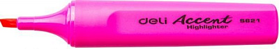 Маркер текстовый Deli Accent 5 мм 621ES розовый 