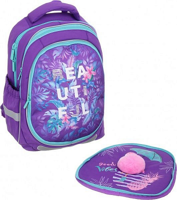 Ранец школьный KITE Education Beautiful tropics