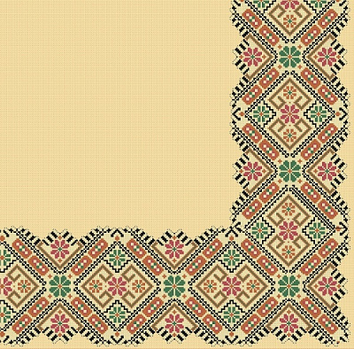 Серветки столові Silken «Орнамент» 33х33 см 18 шт.