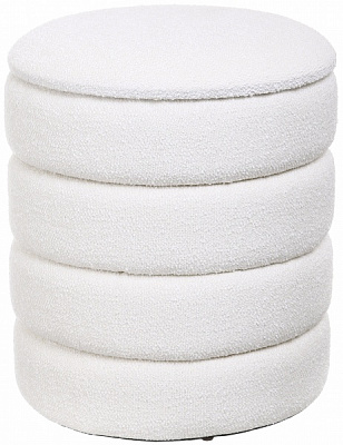 Сундук-пуф с системой хранения белый Hive S 33.5х33.5х38.5 см 