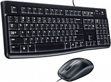 Комплект клавіатура + миша Logitech Desktop MK120 black 