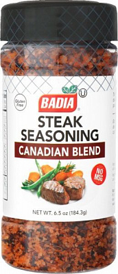 Приправа BADIA Канадская к стейку 184,3 г (33844007409)