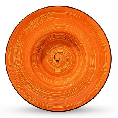 Тарілка глибока Spiral Orange 22,5 см 1100 мл WL-669323/A Wilmax